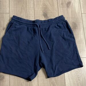 H&M Blue Athletic Shorts with Elastic Waistband
